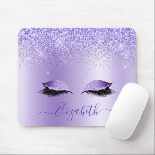 Mousepad Na moda de Tendência Moderna - Lashes Roxos
