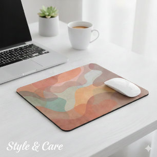 Mousepad Na moda e padrão artístico colorido