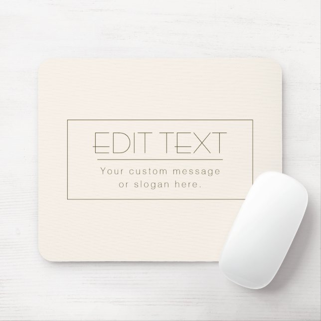 Mousepad Na moda - Modelo editável | Escuro Escuro e Escuro (Com mouse)