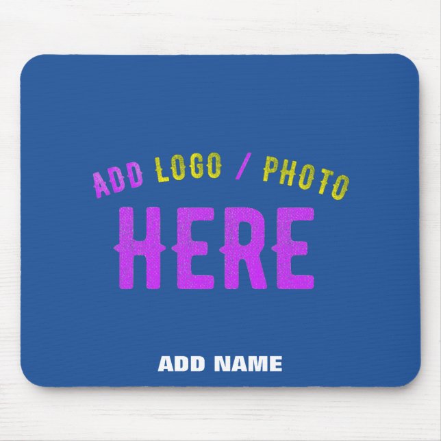 MOUSEPAD NA MODA MODERNO COBALT PERSONALIZADO AZUL VERIFICA (Frente)