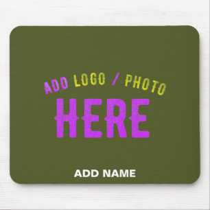 MOUSEPAD NA MODA MODERNO PERSONALIZADO EXÉRCITO VERDE VERIF