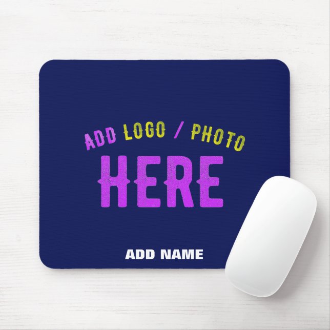 MOUSEPAD NA MODA MODERNO PERSONALIZADO MARINHO AZUL VERIFIC (Com mouse)
