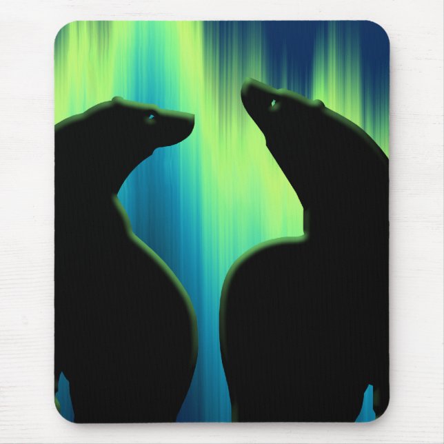 Mousepad Na moda Wildlife Mousepad do Urso Polar (Frente)
