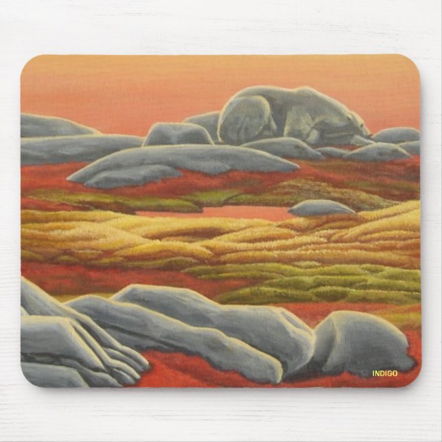 Mousepad Na moda Wildlife Mousepad do Urso Polar (Frente)