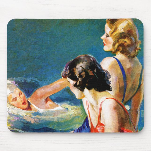 Mousepad Na piscina (Frente)