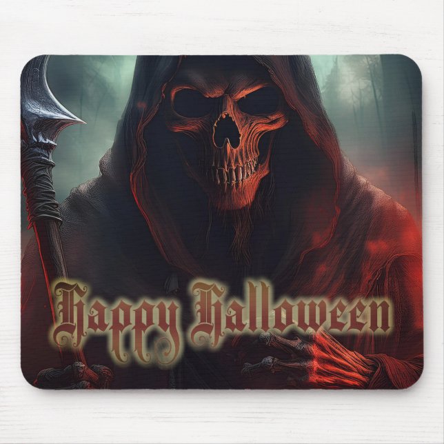 Mousepad Na sombra do Ceifeiro - Halloween (Frente)