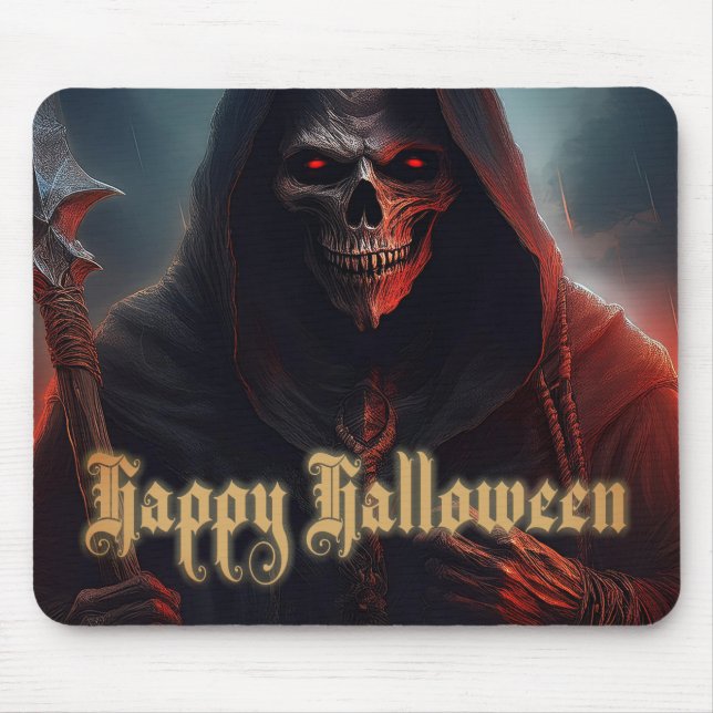Mousepad Na sombra do Ceifeiro - Halloween (Frente)