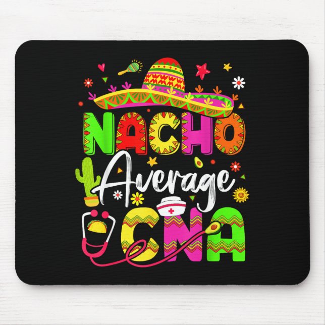 Mousepad Nacho Média Cna Cinco De Mayo Festa Mexicana (Frente)
