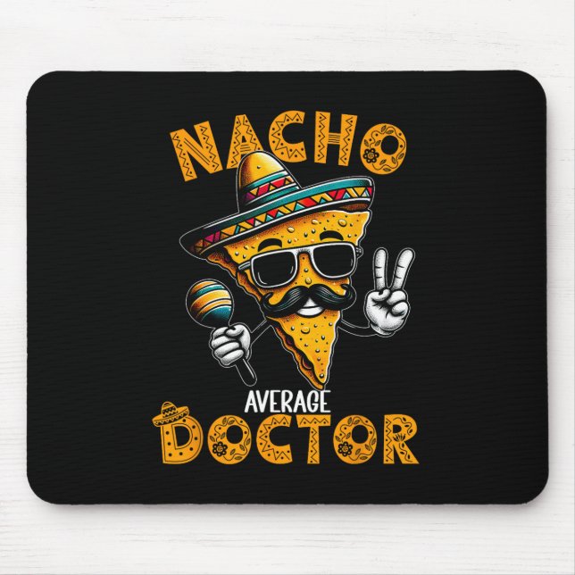Mousepad Nacho Média Doutor Engraçado Doutor Cinco De Mayo  (Frente)