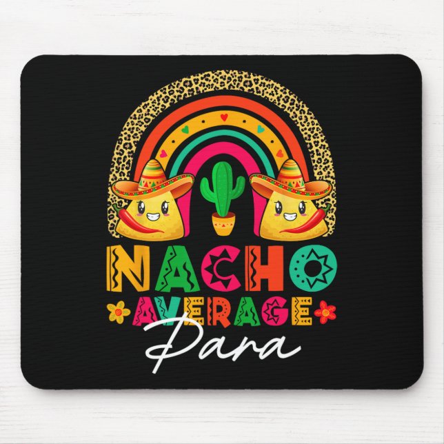 Mousepad Nacho Média Para Sombrero Hat Mexicano Fiesta Cin (Frente)