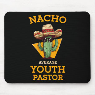 Mousepad Nacho Média Pastor Juvenil Líder Igreja Mexicano P