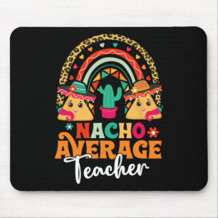 Mousepad Nacho Média Professora Cinco De Mayo Mexicano Fies