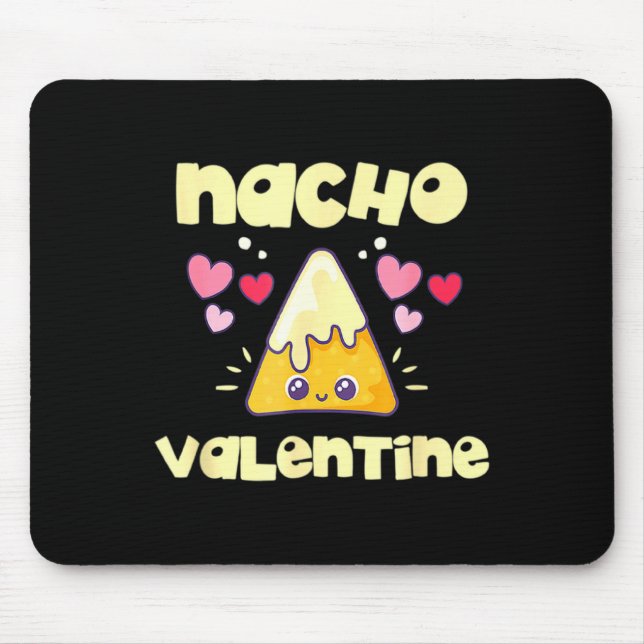 Mousepad Nacho Valentine Valentines Day Mexican Food _1  (Frente)