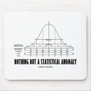 Mousepad Nada mas uma anomalia estatística (humor do Stats