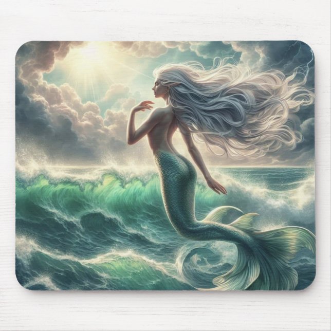 Mousepad Nadação de Sereia Encantadora (Frente)