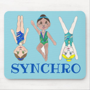 Mousepad Nadadores Sincronizados de Nadadores
