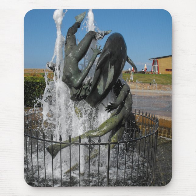 Mousepad Nadar com fonte dos golfinhos (Frente)
