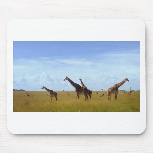 Mousepad Nairobi National Park Girafas (Frente)