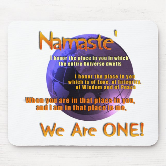 Mousepad - Namaste (Frente)