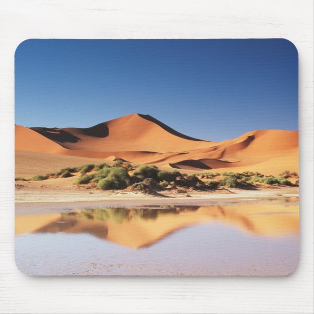 Mousepad Namíbia, região de Sossusvlei, Sand Dunes no deser (Frente)