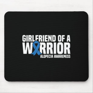 Mousepad Namorada de um Guerreiro Azul Fita Alopecia