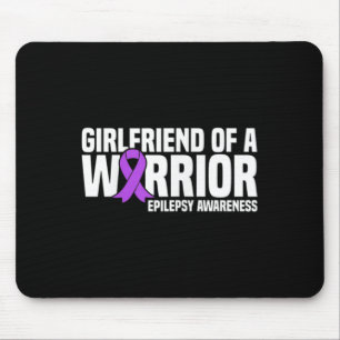 Mousepad Namorada de um Guerreiro Roxo Epilepsia Awa