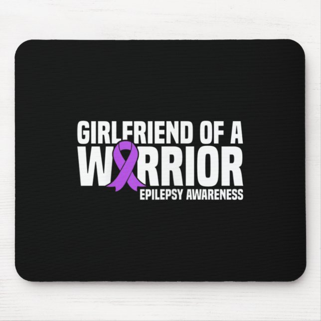 Mousepad Namorada de um Guerreiro Roxo Epilepsia Awa (Frente)