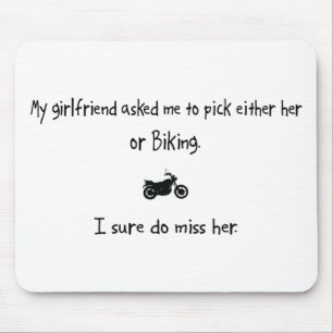 Mousepad Namorada ou Biking da picareta