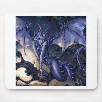 Mousepad Namoradeira abstrata da menina do dragão da