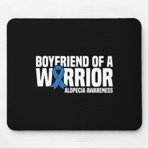 Mousepad Namorado de um Guerreiro Azul Fita Alopecia A