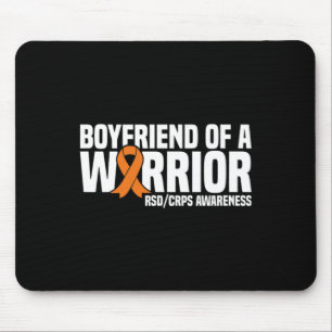 Mousepad Namorado De Um Guerreiro De Fita Laranja