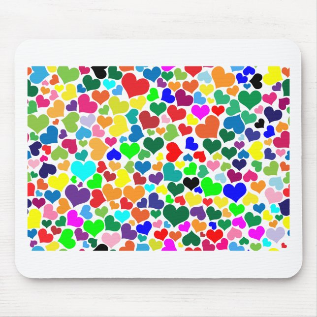 Mousepad namorados arco-íris (Frente)