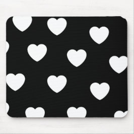 Mousepad Namorados Mínimo de Casal Preto e Branco