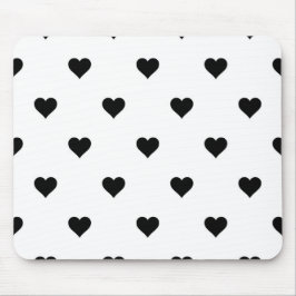 Mousepad Namorados Mínimo de Casal Preto e Branco
