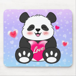Mousepad Namorados Panda no Amor