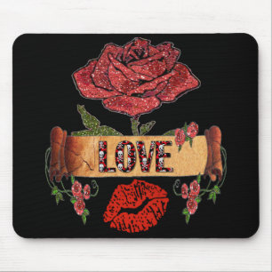 Mousepad NAMORADOS RAB Rockabilly, Love & Lipstick