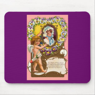 Mousepad Namorados Vintage Cupid