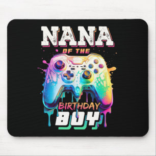 Mousepad Nana Do Menino Do Aniversário Correspondendo ao Jo
