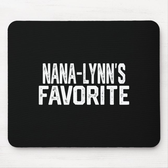 Mousepad Nana-lynn’s Favorite Funny Grandparent Granhild Vi (Frente)