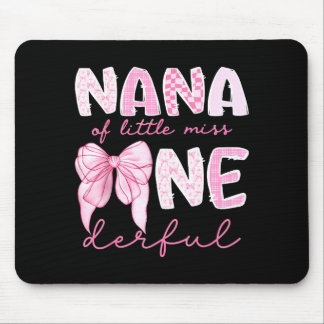 Mousepad Nana Of Little Miss Onederful First Birthday Girl