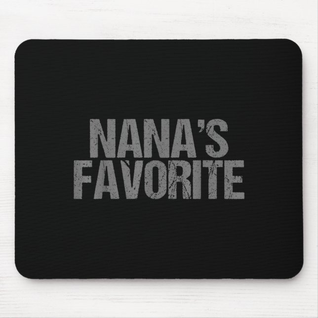 Mousepad Nana's Favorite Family Baby Granhild Quote Family  (Frente)
