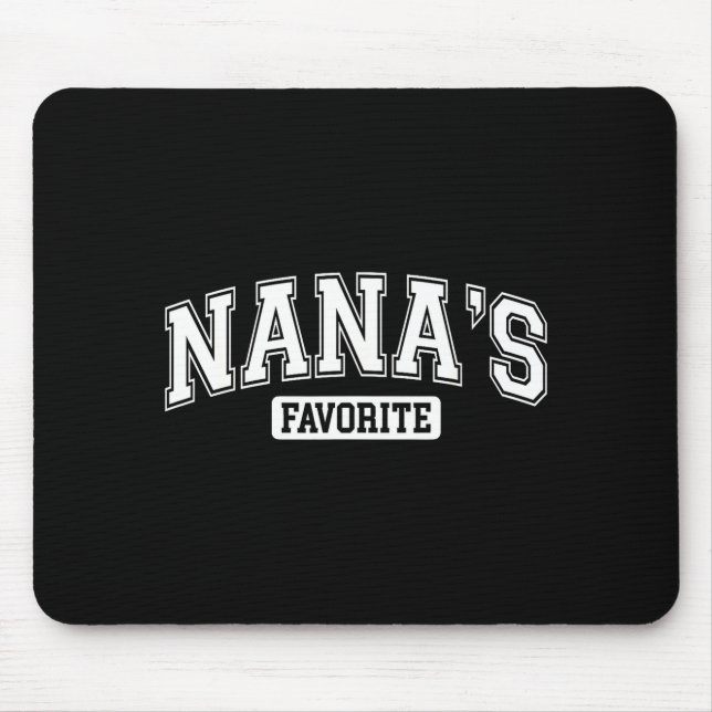 Mousepad Nana's Favorite Family Baby Granhild Quote Family  (Frente)