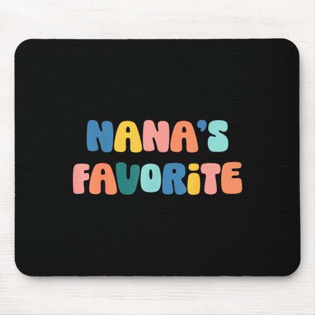 Mousepad Nana's Favorite Mother's Day Grandma  (Frente)