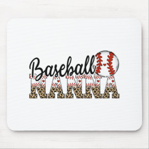 Mousepad Nanna Women Ballpark Nanna Baseball Mãe Mãe Mãe Da