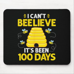 Mousepad Não acredito que foram 100 dias de abelhas 100 dia