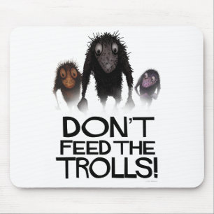 Mousepad Não alimente os troll! Computador engraçado