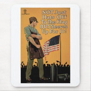 Mousepad Não apenas chapéus na bandeira