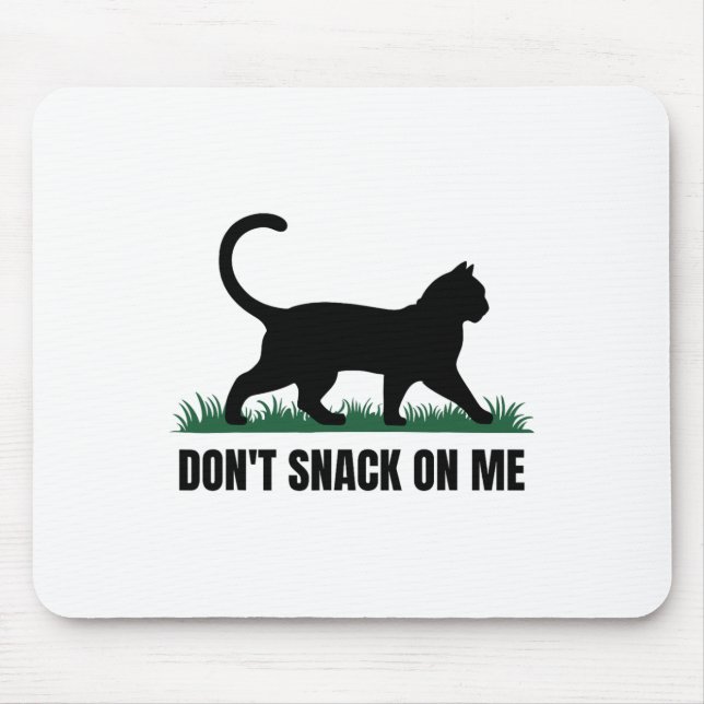 Mousepad Não brinque comigo Gato 3 (Frente)