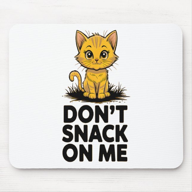 Mousepad Não brinque comigo Gato 5 (Frente)