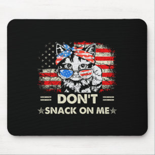 Mousepad Não brinque comigo, Patriótico Gato, Política Sarc